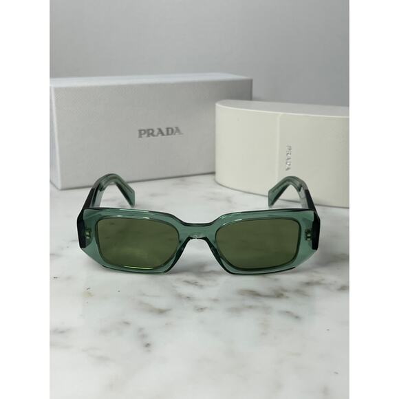 NEW Prada PR17WS Symbole Sunglasses in Sage Green - Picture 5 of 8
